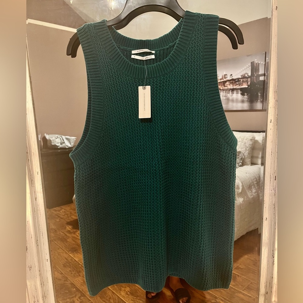 NWT Anthropologie Pullover Sweater Vest
